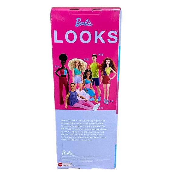 BARBIE Signature Looks Model # 14 Doll AA Elle Made to Move MTM NEW NIB HJW81 - Picture 5 of 6